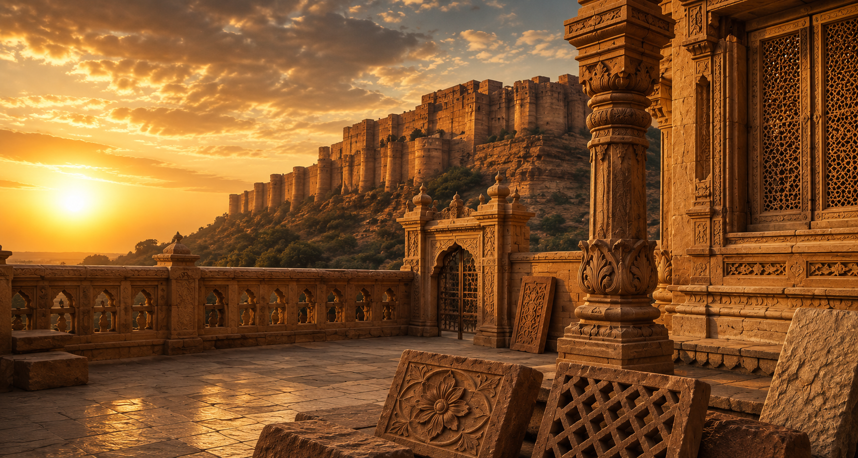 Premium Jodhpur Stone Work