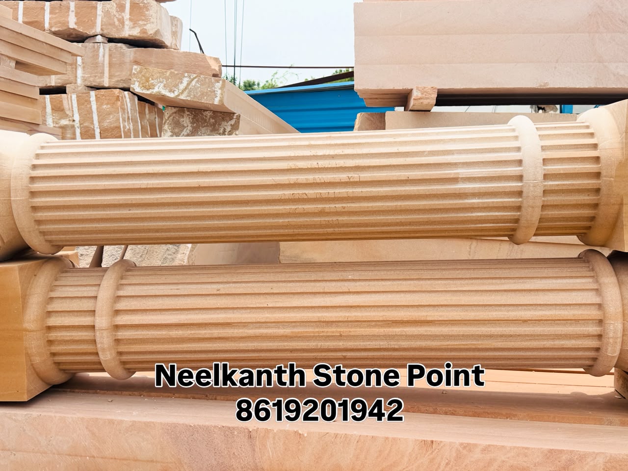 Neelkanth Stones Pillar Stone Work 1