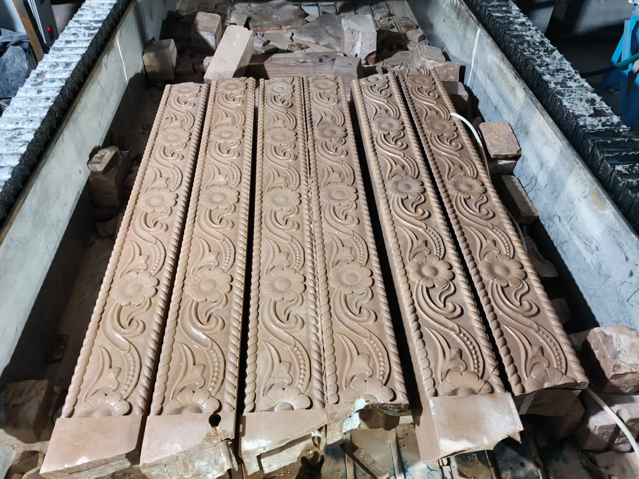 Neelkanth Stones Pillar Stone Work 7